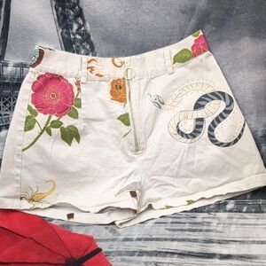 Lenni Floral And Snake Shorts.